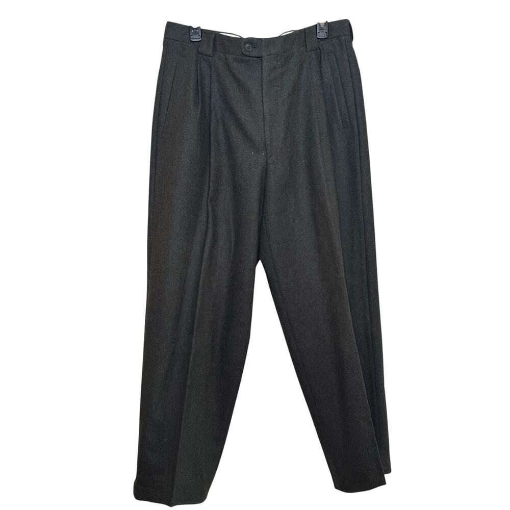 Vintage Ermenegildo Zegna Size 46 Gray Wool Pants Louis International